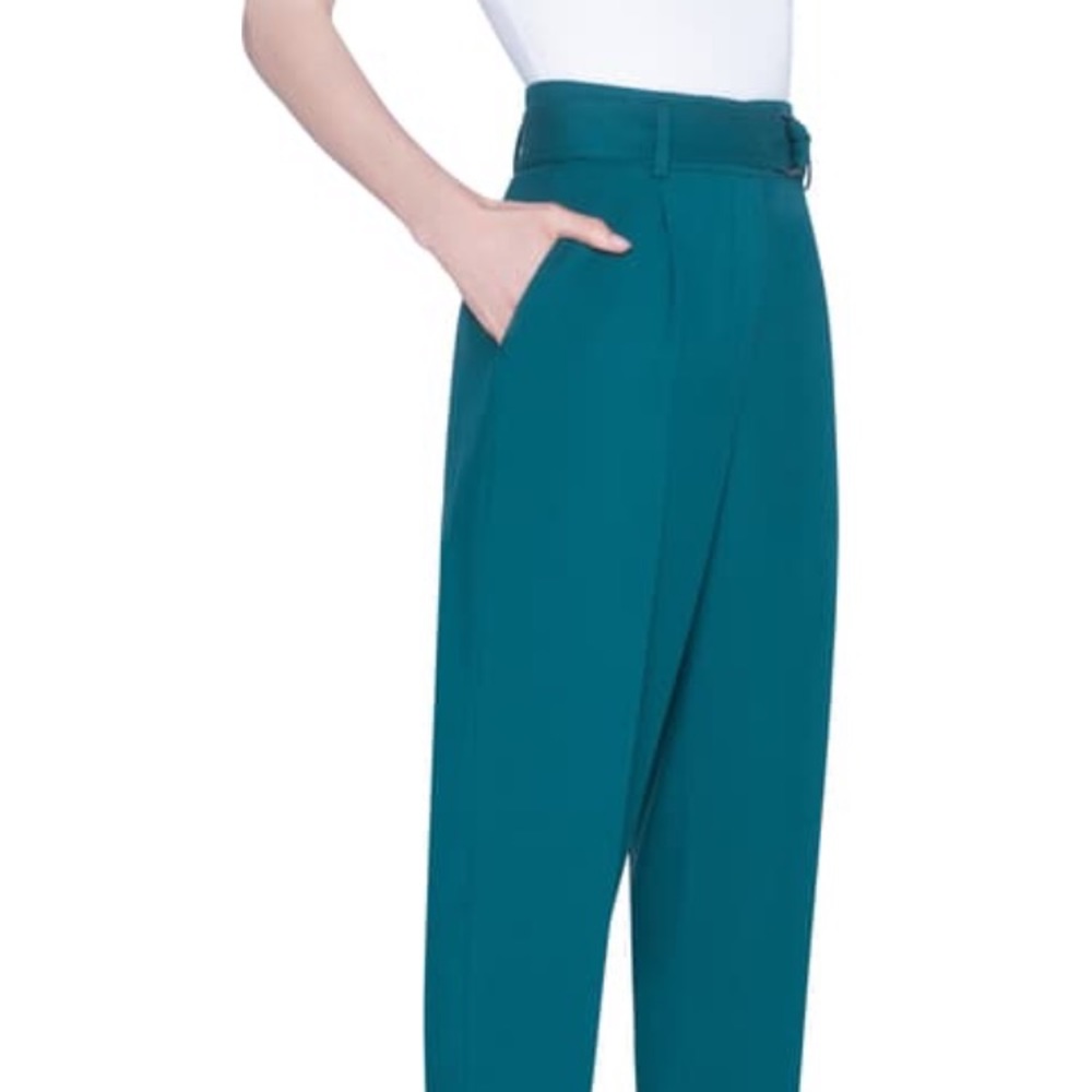Akris Punto Green Slacks - Picture 3 of 9